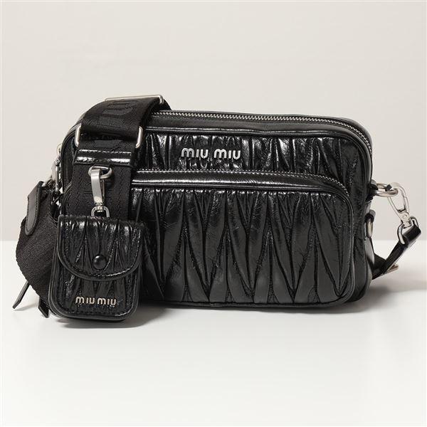 miu MIUMIU ミュウミュウ 5BH199 2DNV VIT SHINE マテラッセ miu MIUMIU ミュウミュウ 5BH199 2DNV VIT SHINE マテラッセ