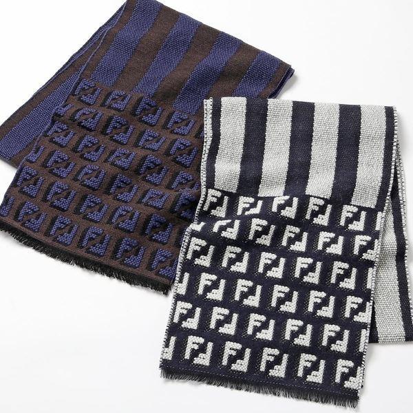 FENDI フェンディ FXS124 A895 カラー2色 ウール マフラー ストール 