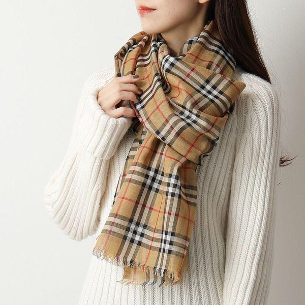 BURBERRY バーバリー 8015505 シルク ウール ストール スカーフ BURBERRY バーバリー 8015505 シルク ウール ストール スカーフ