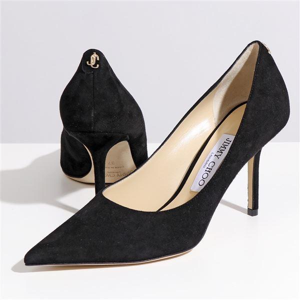 ジミーチュウ　LOVEフラット　黒　パンプス　38.5 ジミーチュウLOVEフラット黒パンプス38.5