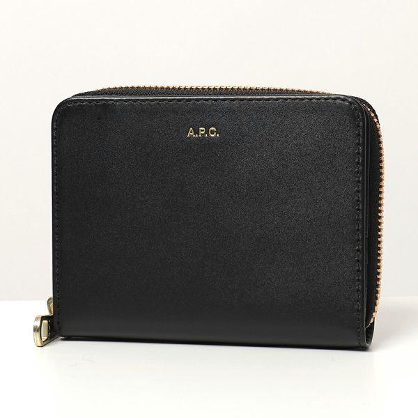 A.P.C.☆2つ折り財布☆Emmanuelle コンパクトウォレット/ブラック