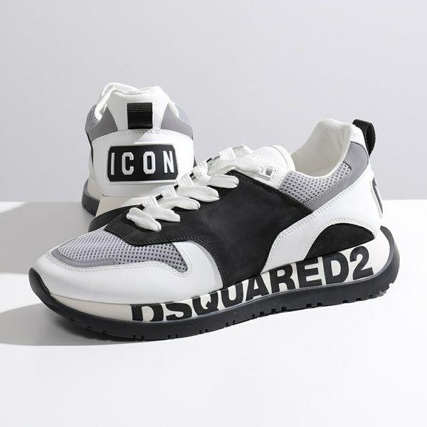 DSQUARED2 ICON スニーカー ホワイト/グレー DSQUARED2 ICON スニーカー ホワイト/グレー