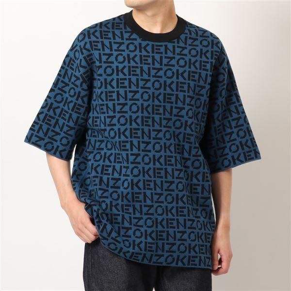 KENZO ケンゾー 半袖ニット 5PU638 3SC メンズ トップス MANOGRAM 