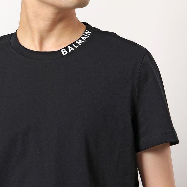 BALMAIN バルマン 半袖 Tシャツ メンズ WH1EF006 B129 クルーネック 