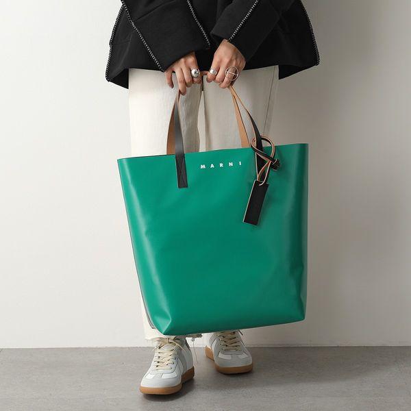 MARNI トートバッグ SHMQ0000A3 P3572 レディース PVC バイカラー 