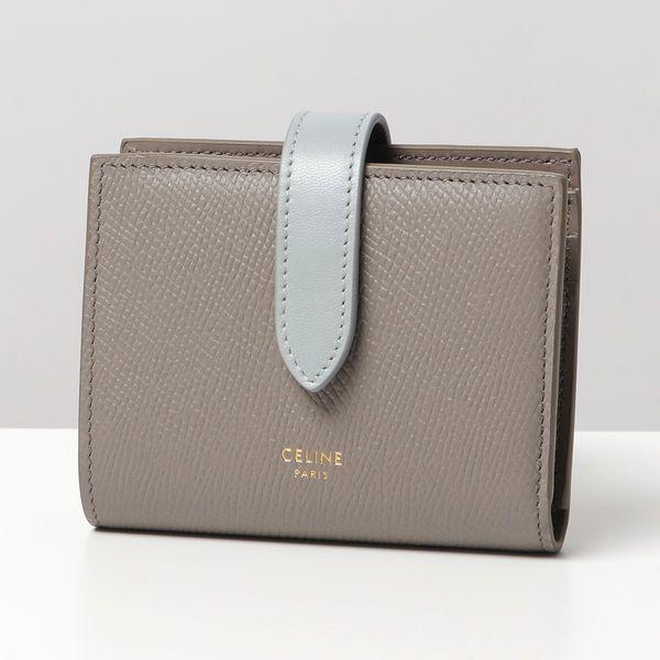 CELINE セリーヌ 二つ折り財布 Small Strap Wallet スモール  