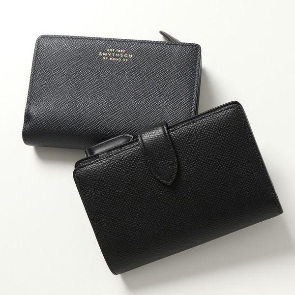 Smythson SMYTHSON スマイソン 二つ折り財布 PMA CONT PRS Smythson SMYTHSON スマイソン 二つ折り財布 PMA CONT PRS