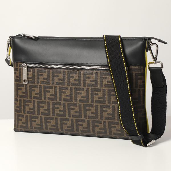 桜瑪瑙 FENDI メッセンジャー/クラッチ 2WAY バッグ 7VA470 定価12万
