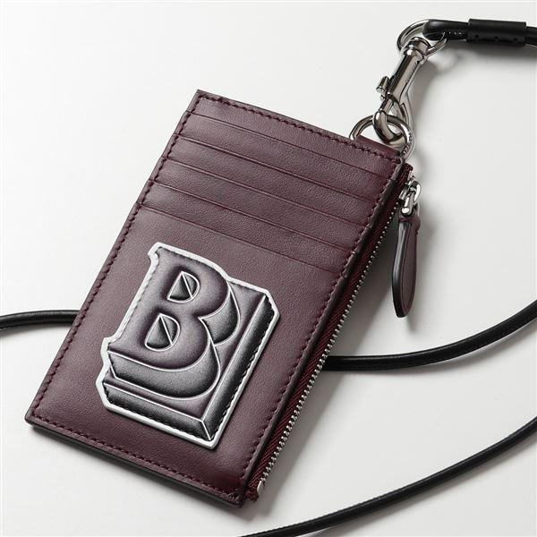 BURBERRY バーバリー コインケース カードケース 8045374 メンズ レザー ランヤード ネックストラップ付き フラグメントケース  B1014/DEEP-MAROON