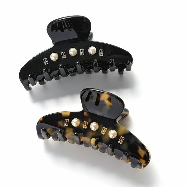 ALEXANDRE DE PARIS ヘアクリップ ACCM 17621 03 N ブラック ALEXANDRE DE PARIS アレクサンドル ドゥ パリ ヘアークリップ