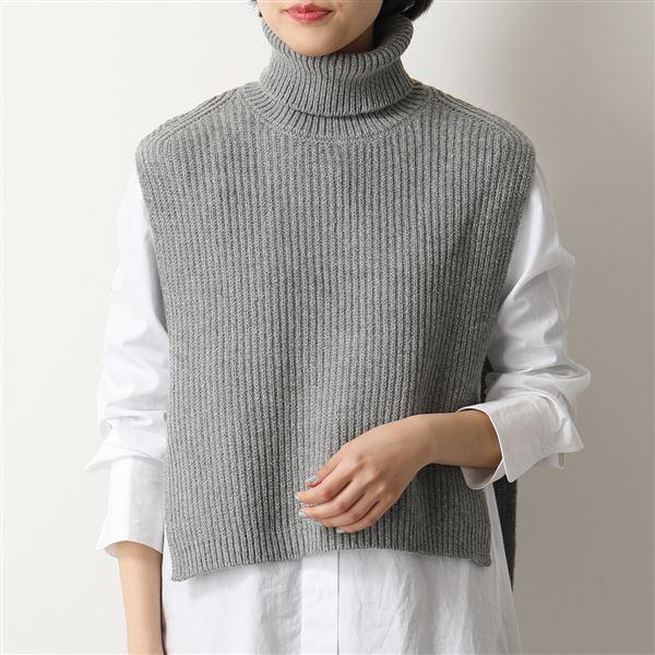 Dries Van Notten ドリス タートルネック ベスト DRIES VAN NOTEN グレー ニットベスト タートルネック