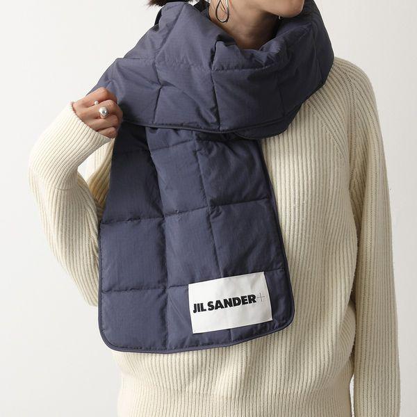 JIL SANDER SANDER+ ジルサンダー プラス キルティングダウンスカーフ 