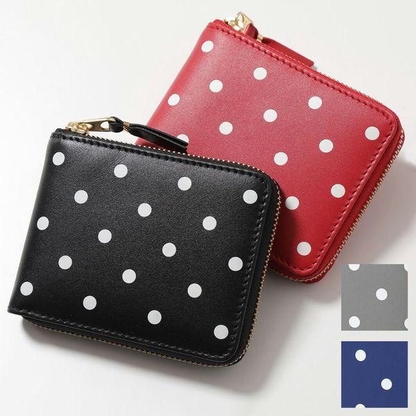 た*）様 【コムデギャルソン】 ポルカドット 二つ折りジップウォレット COMME des GARCONS（コムデギャルソン） 財布 二つ折り財布 POLKA DOTS