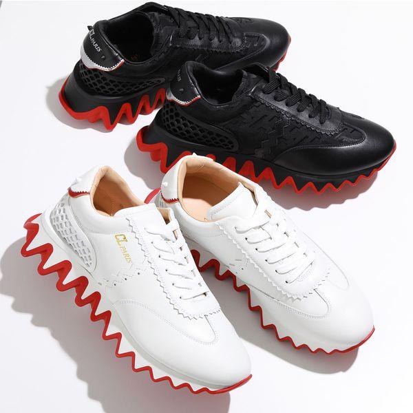 Christian Louboutin クリスチャンルブタン スニーカー Loubishark 3200517 メンズ レザー ローカット シャーク ラバーソール 靴 WH43/VERSION-WHITE Christian Louboutin クリスチャンルブタン スニーカー Loubishark 3200517 メンズ レザー ローカット シャーク ラバーソール 靴 WH43/VERSION-WHITE