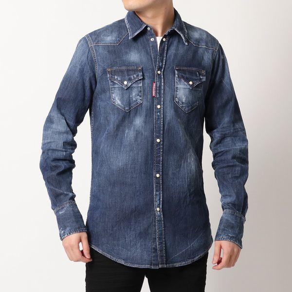 DSQUARED2 ディースクエアード デニムシャツ Classic Western Shirt