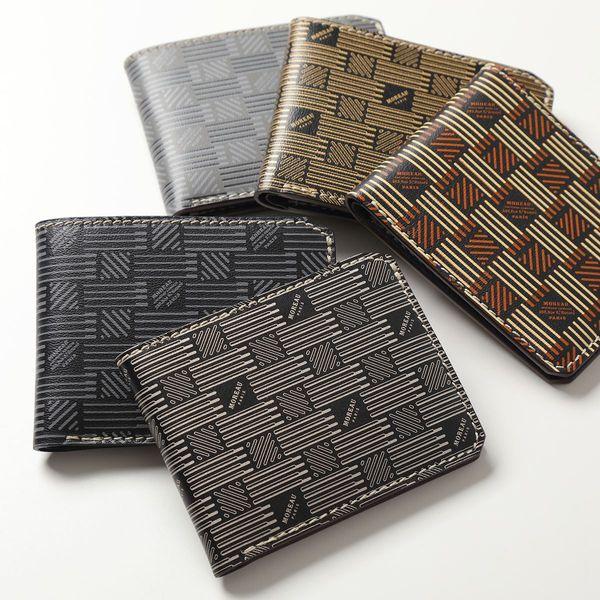 MOREAU PARIS モローパリ 二つ折り財布 PW6C02IOVOSTSTA メンズ レザー  