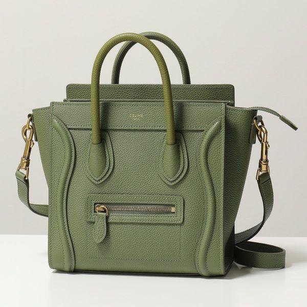 CELINE セリーヌ ハンドバッグ Nano ナノ ラゲージ 189243DRU.15LK レディース レザー ショルダーバッグ トートバッグ 鞄 Light-Khaki