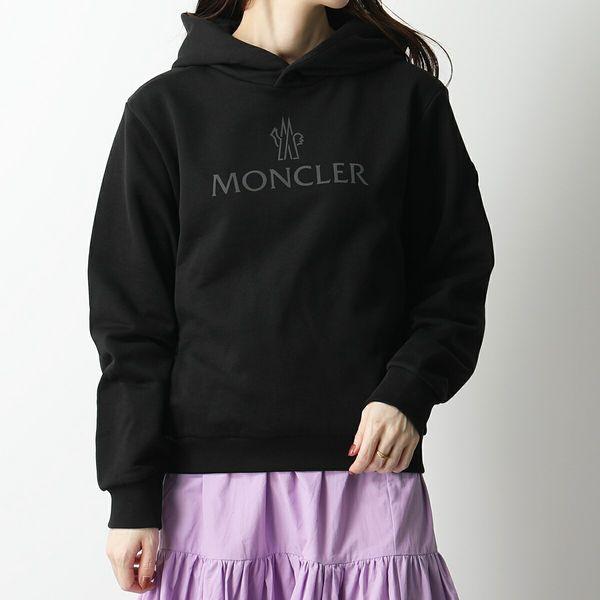 MONCLER モンクレール パーカー 8G00018 809KR レディース プルオーバー スウェットシャツ トレーナー 異素材切替 ロゴ アイコンパッチ 999 MONCLER モンクレール パーカー 8G00018 809KR レディース プルオーバー スウェットシャツ トレーナー 異素材切替 ロゴ アイコンパッチ 999