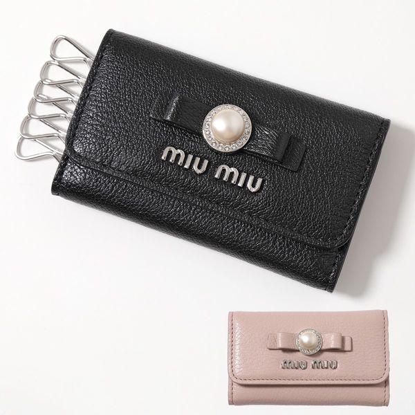 miu MIUMIU ミュウミュウ キーケース 5PG222 2F3R レディース miu MIUMIU ミュウミュウ キーケース 5PG222 2F3R レディース