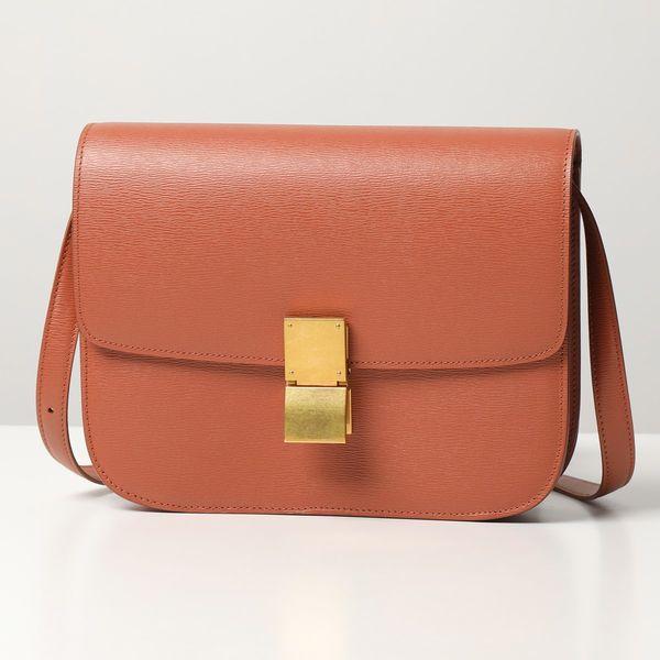 ◇美品◇セリーヌ クラシックボックスミディアム キャメル 旧ロゴ