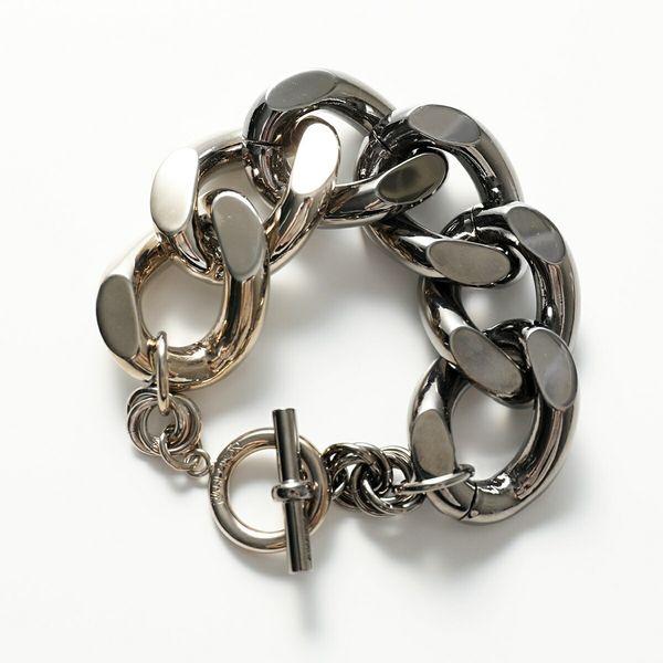 JW ANDERSON ジェイダブリューアンダーソン ブレスレット OVERSIZED CHAIN JY0124 OT0028 レディース チェーン  アクセサリー 921/SILVER-TONE-GUNMETAL