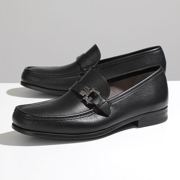 Salvatore Ferragamo 6.5EEE レザービットローファー