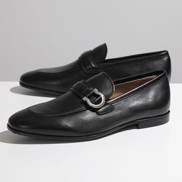 FERRAGAMO フェラガモ ローファー TWEED 0717759 EEE メンズ  