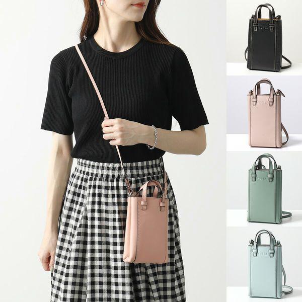 【値下げ】美品！！FURLA スタッズ付きレザーバックパック FURLA（フルラ） ショルダーバッグ MIASTELLA MINI VERTICAL CROSSBODY
