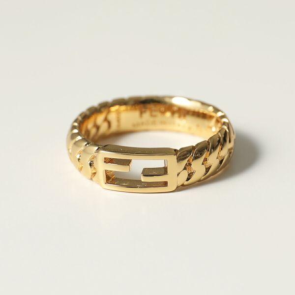 FENDI（フェンディ） リング 8AG983 B08 レディース バゲット FFロゴ