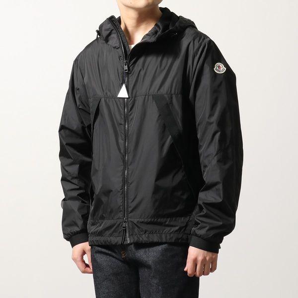【美品】MONCLER VALERY ナイロンジップアップ パーカーブラック MONCLER（モンクレール） ジャケット VALERY 1A00159 68352 メンズ