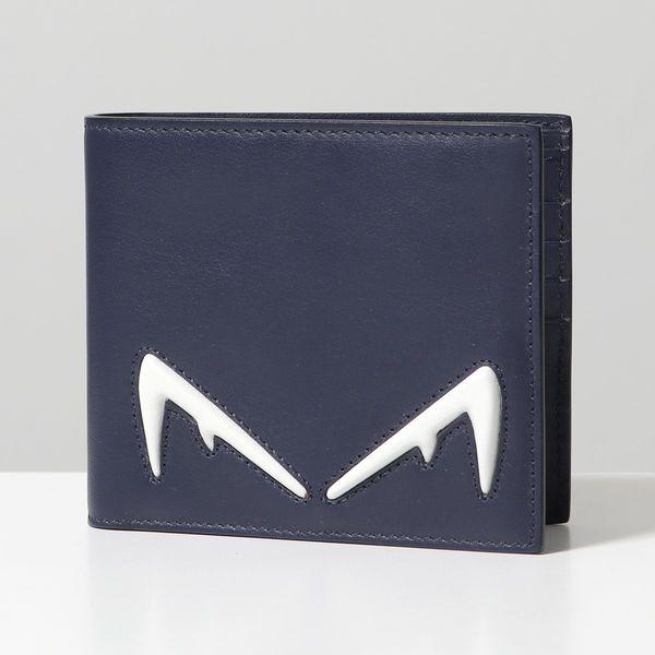 FENDI フェンディ 二つ折り財布 7M0169 A80S メンズ レザー 小銭 FENDI フェンディ 二つ折り財布 7M0169 A80S メンズ レザー 小銭
