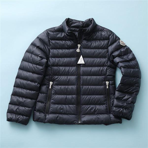 MONCLER ネイビー キルティングジャケット 130cm MONCLER】ネイビー キルティングジャケット 女の子 5A