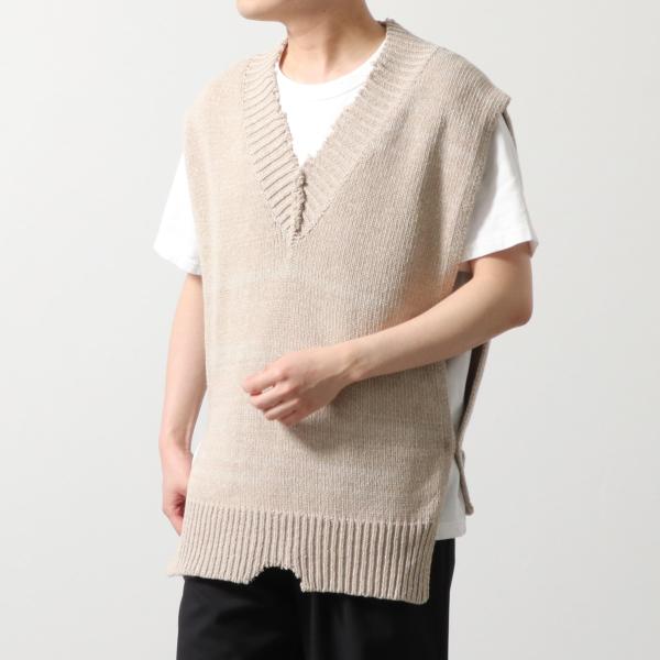 素晴らしい品質 Maison Margiela ニット ベスト S フーデッド ライン
