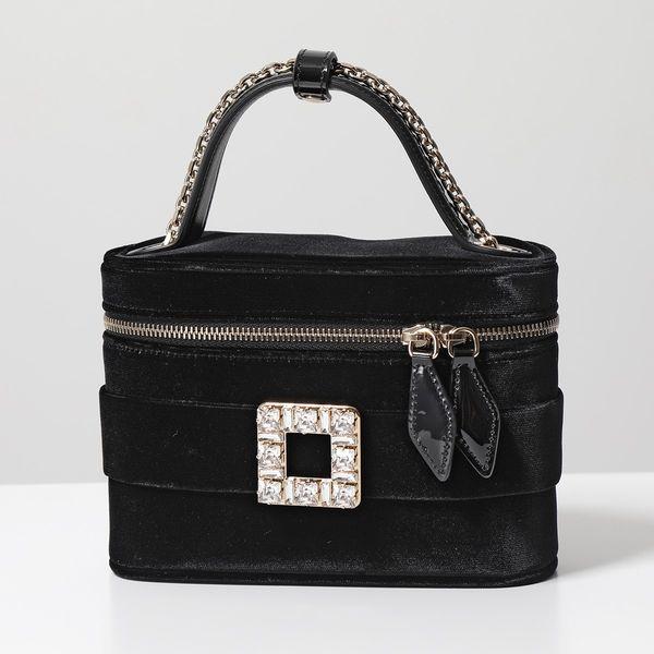 【自分へのご褒美】Roger Vivier ベルベットバニティバッグ Roger Vivier ヴァニティ ベルベットバック