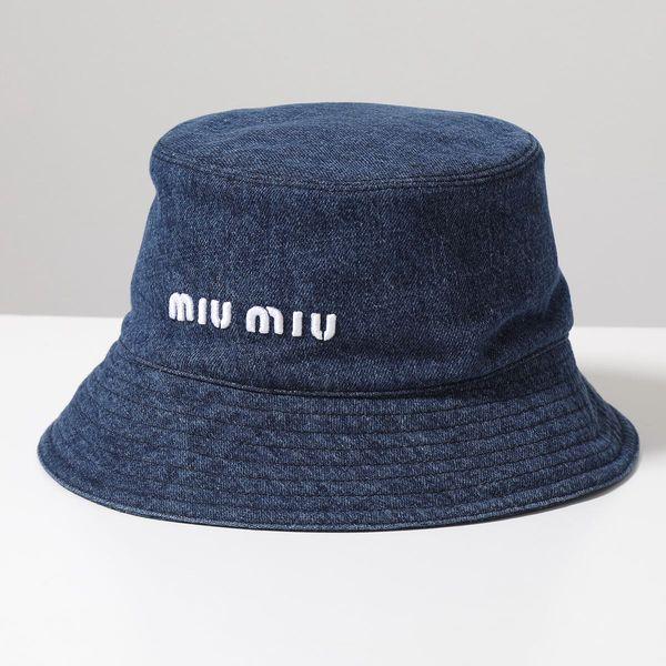 miu MIUMIU ミュウミュウ バケットハット 5HC196 2F3W miu MIUMIU ミュウミュウ バケットハット 5HC196 2F3W