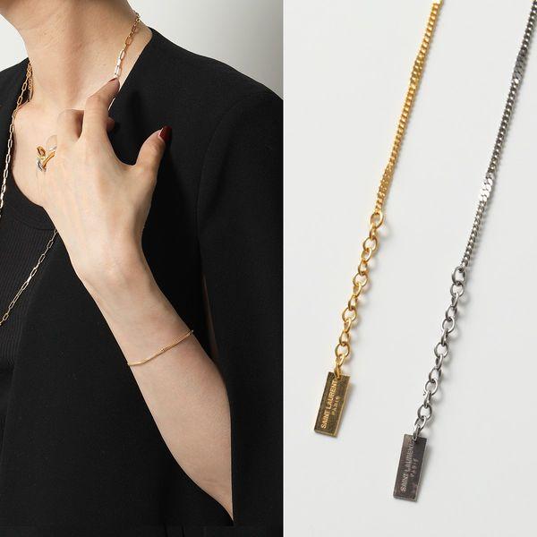 SAINT LAURENT サンローラン ブレスレット 683479 Y1500 レディース チェーン アクセサリー カラー2色