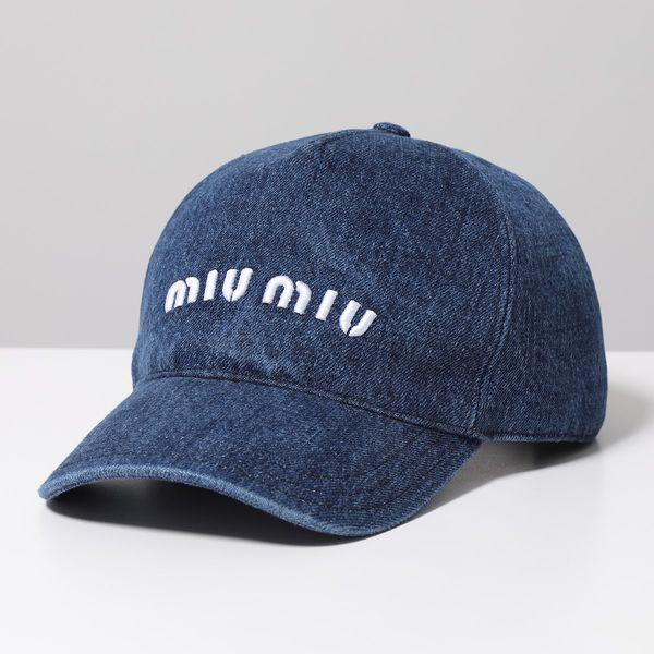 miu MIUMIU ミュウミュウ ベースボールキャップ 5HC179 2F3W miu MIUMIU ミュウミュウ ベースボールキャップ 5HC179 2F3W