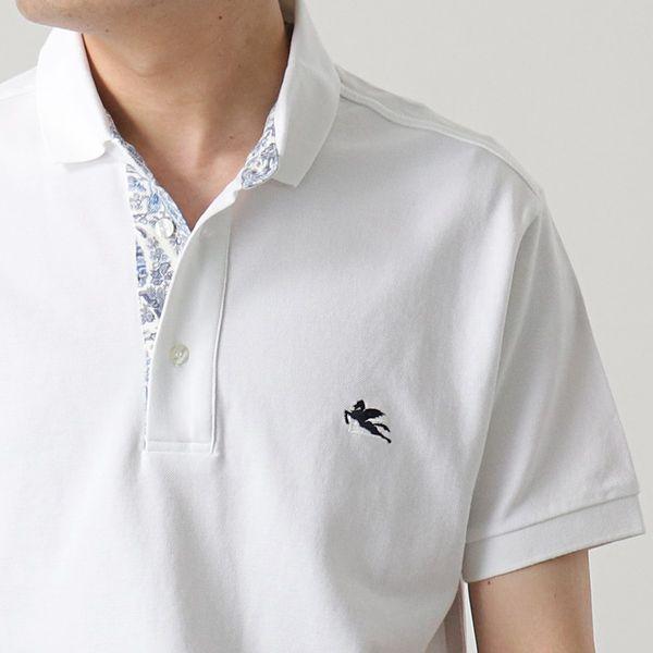 ETRO エトロ　ポロシャツ 半袖　メンズ　新品　M コットン100% ETRO エトロポロシャツ 半袖メンズ新品M コットン100%