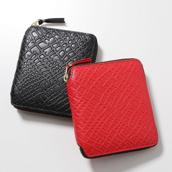COMME des GARCONS コムデギャルソン 二つ折り財布 SA2100ER EMBOSSED 
