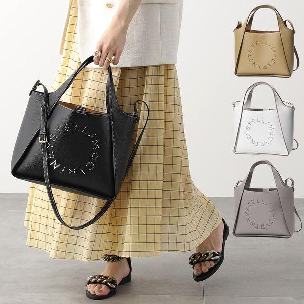 STELLA McCARTNEY ステラマッカートニー ショルダーバッグ 513860 WP0057 レディース パンチング ステラロゴ シボ加工 トート ポーチ付き 鞄 カラー4色 STELLA McCARTNEY ステラマッカートニー ショルダーバッグ 513860 WP0057 レディース パンチング ステラロゴ シボ加工 トート ポーチ付き 鞄 カラー4色