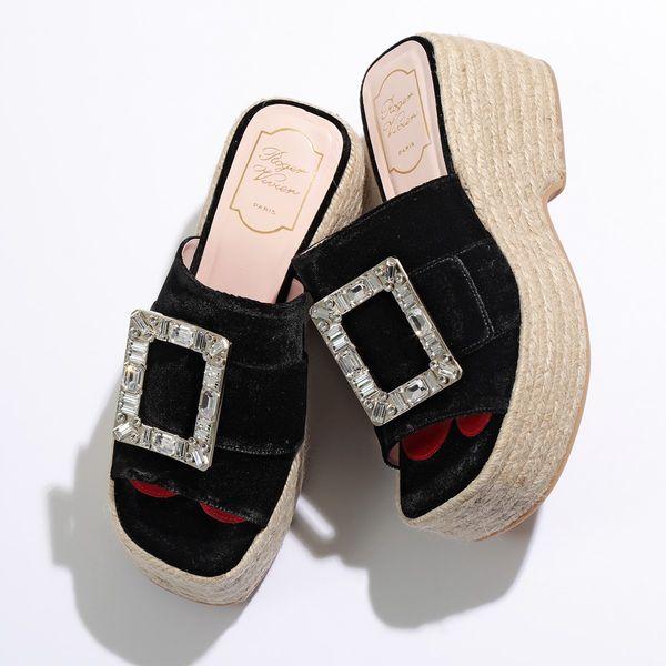 Roger Vivier ROGER VIVIER ロジェヴィヴィエ サンダル STRASS