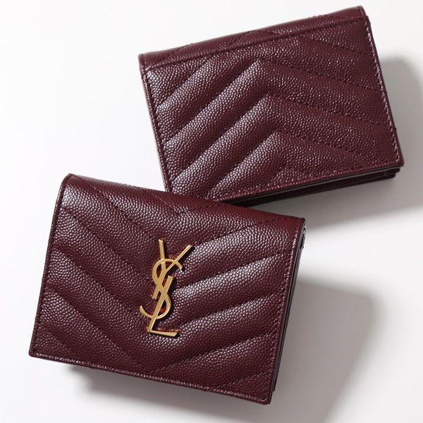 SAINT LAURENT サンローラン 二つ折り財布 530841 BOWA1 レディース 