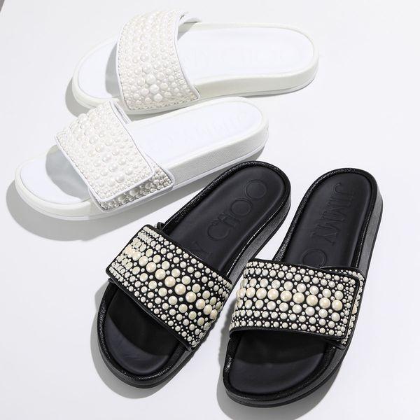 JIMMY CHOO Jimmy Choo ジミーチュウ スライド サンダル FITZ/F JIMMY CHOO Jimmy Choo ジミーチュウ スライド サンダル FITZ/F