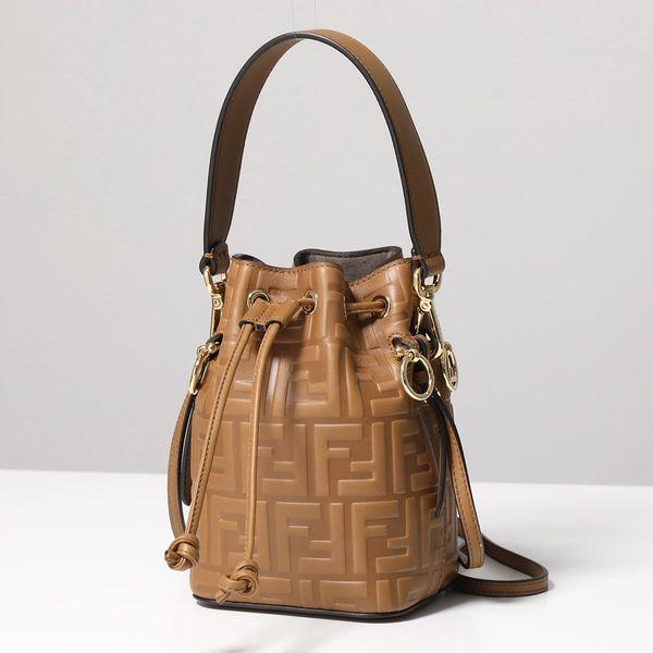 フェンディ　FENDI モントレゾール　ミニ　2WAY 巾着　グレージュ 楽天市場】FENDI フェンディ ショルダーバッグ MINI MON TRESOR ミニ