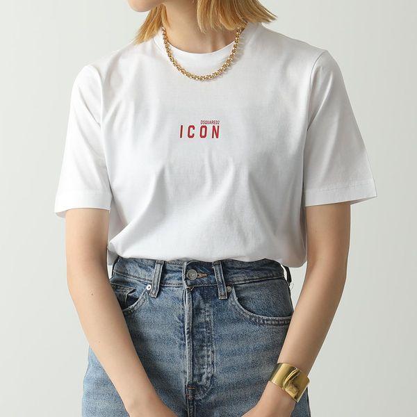 上等 ディースクエアード レディース Tシャツ トップス ロゴ fawe.org