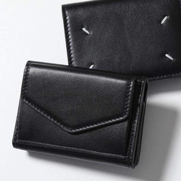 ✨付属品完備✨未使用級✨マルジェラ　三つ折り　財布　4ステッチ　エメラルドカラー Maison Margiela（メゾンマルジェラ） 三つ折り財布 S36UI0416 P4455