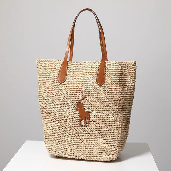 Polo Ralph Lauren ポロ ラルフローレン かごバッグ NS TOTE