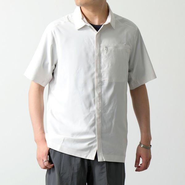 ARCTERYX アークテリクス 半袖 シャツ SKYLINE SS SHIRT Melange スカイライン メランジ 29439 メンズ 軽量  速乾 しわ防止 WhiteLight