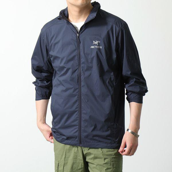 ARCTERYX アークテリクス ジャケット NODIN JACKET ノディン 28550 メンズ ナイロン ブルゾン フーディ 軽量 ポケッタブル  Black Sapphire