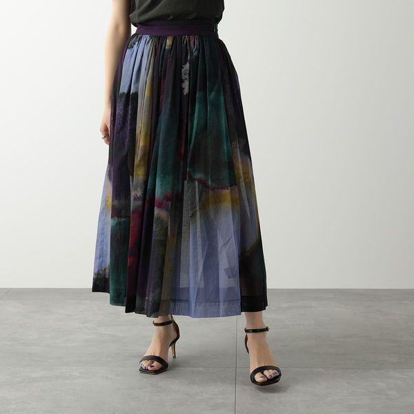 最安値級価格 美品 ドリスヴァンノッテン ボリューム ロング フレア